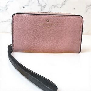 ‼️SPRING SALE Kate Spade Blush Leather Wallet with Gold Accents